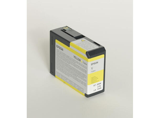 Epson T5804 Yellow 80 ml Gult belkk for Epson SP 3800/3880 